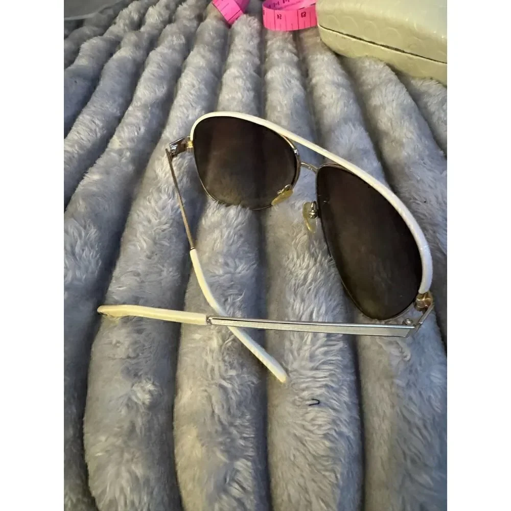 Vintage juicy shades of couture regal white aviator Designer sunglasses